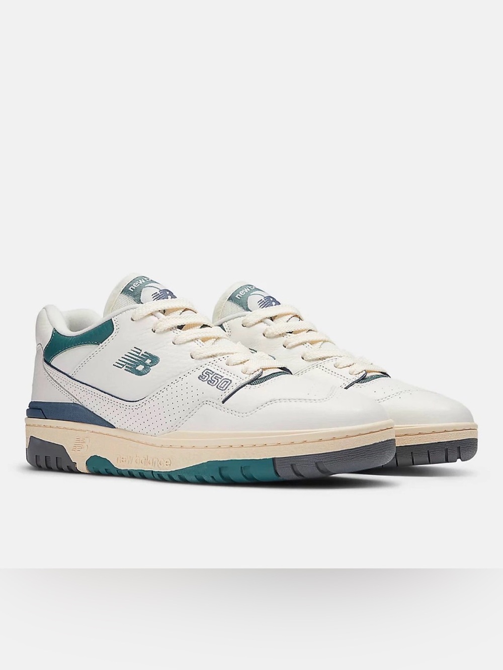 New Balance 550 BB550PTB Vintage Teal Sea Salt Size 6.5 Women/ 5 Men New